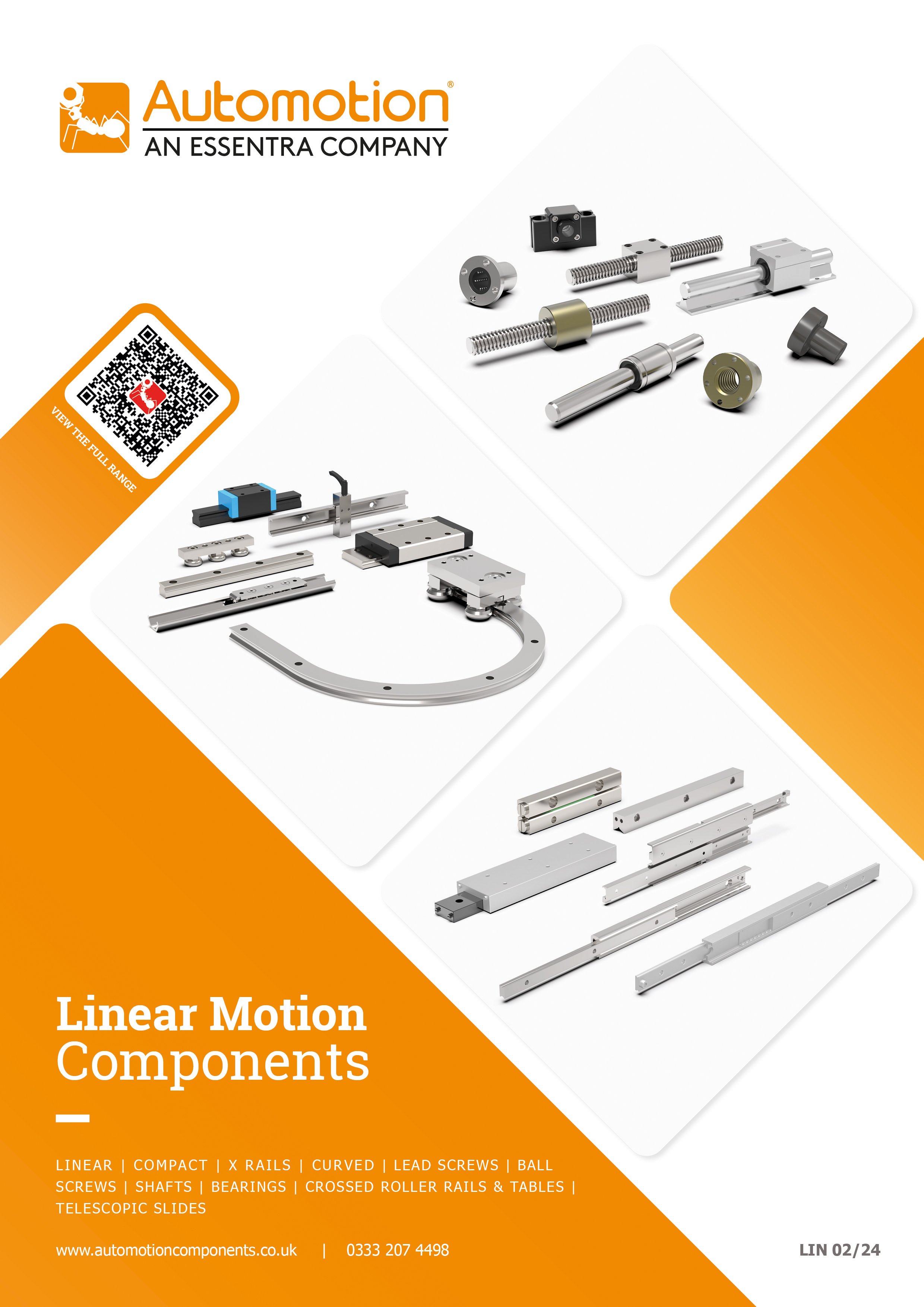 Front cover of the Linear Motion Components catalogue